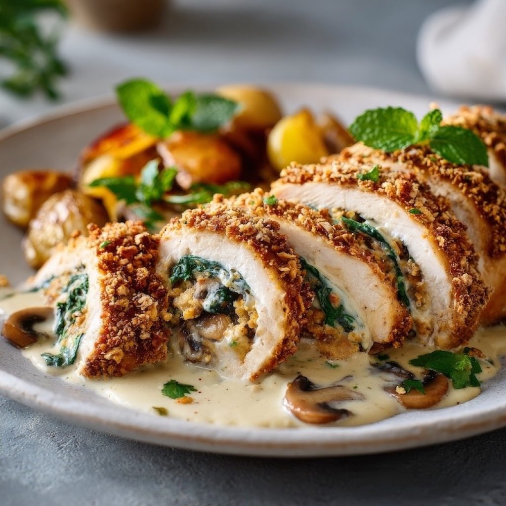herb-crusted-stuffed-chicken-breast